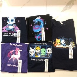 teeturtle tshirts package of 5